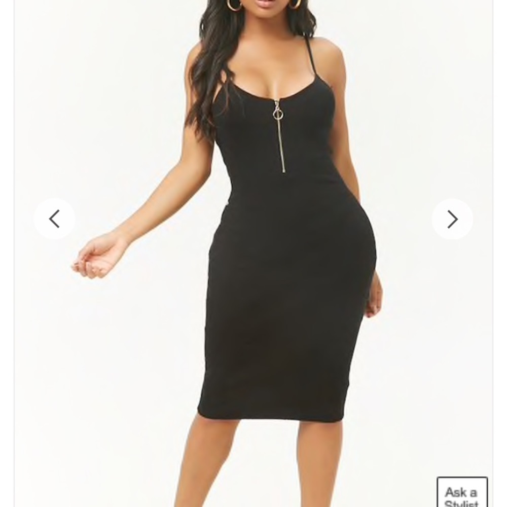 Black Midi Dress